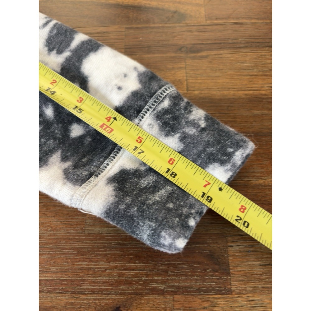 Hollister Hoodie Women's Medium Tie Dye Cotton Sweatshirt Black White‎ Dragon - Picture 12 of 16